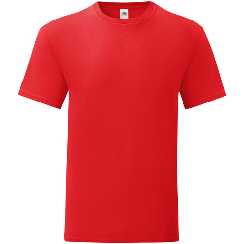 Vêtements Homme T-shirts manches longues Fruit Of The Loom 61430 Rouge