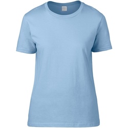 Vêtements Femme T-shirts manches longues Gildan 4100L Bleu