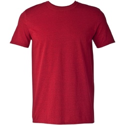 Vêtements Homme T-shirts manches courtes Gildan Soft-Style Rouge chiné