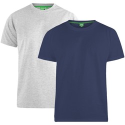 Vêtements Homme T-shirts manches courtes Duke  Bleu marine / gris