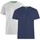 Vêtements Homme T-shirts manches courtes Duke  Bleu marine / gris