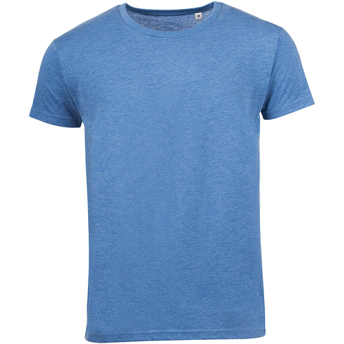 Vêtements Homme Sweatshirt met lange mouwen en bloemmotief Sols 01182 Bleu