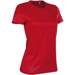 Vêtements Femme T-shirts manches longues Stedman  Rouge