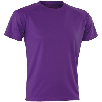 Vêtements T-shirts manches longues Spiro Aircool Violet