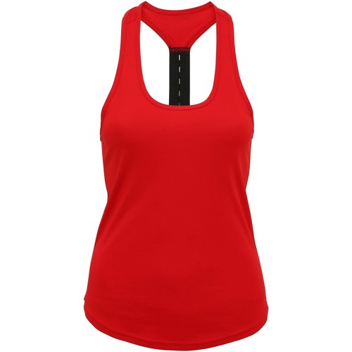 Vêtements Femme Débardeurs / T-shirts sans manche Tridri TR027 Rouge