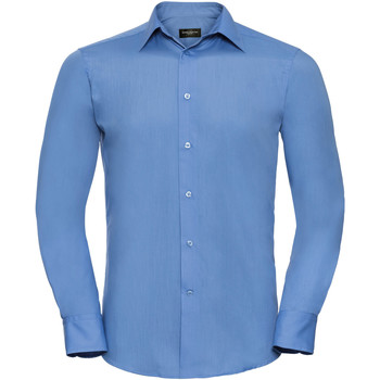 Vêtements Homme Chemises manches longues Russell 924M Bleu clair