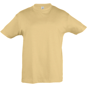 Vêtements Enfant T-shirts manches courtes Sols 11970 Beige foncé