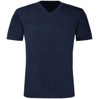 Vêtements Homme T-shirts manches courtes B And C TU006 Bleu