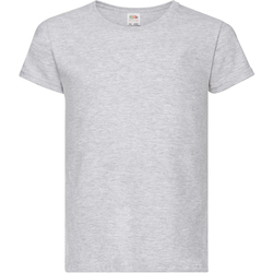 Vêtements Fille T-shirts manches courtes T-shirt dream Is Over In Cotone Valueweight Gris