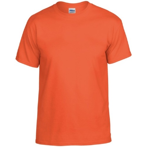 Vêtements T-shirts manches courtes Gildan DryBlend Orange