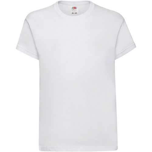 Vêtements Enfant T-shirts manches courtes Tables de chevetm 61019 Blanc