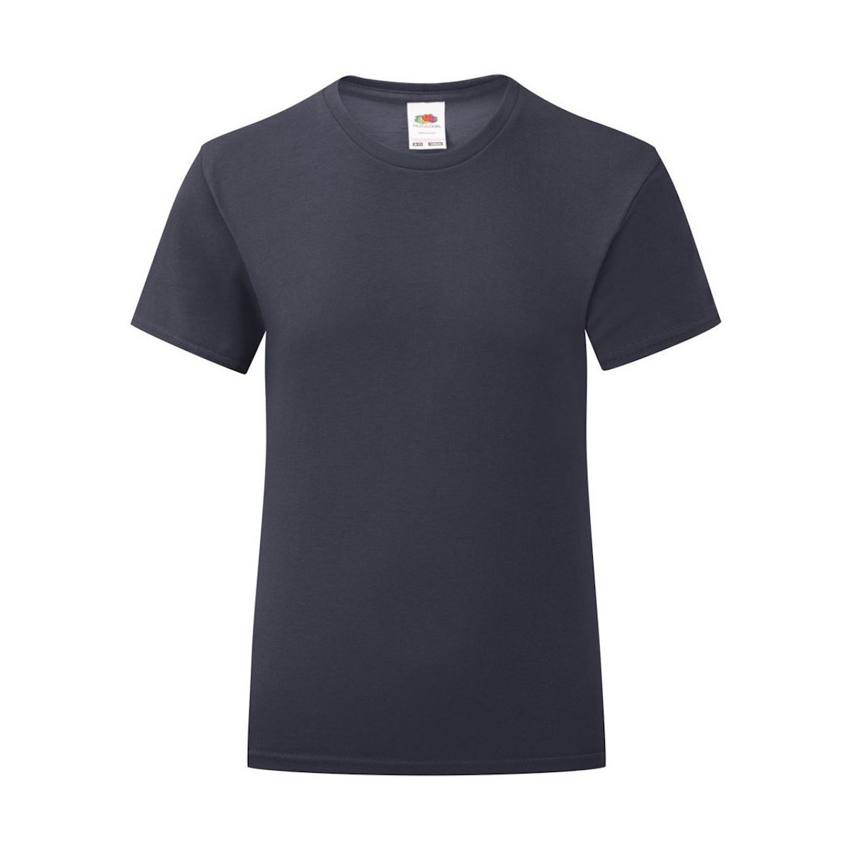 Vêtements Fille T-shirts manches longues Fruit Of The Loom Iconic Bleu
