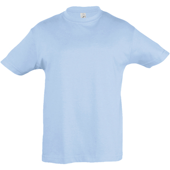 Vêtements Enfant T-shirts manches courtes Sols 11970 Bleu ciel