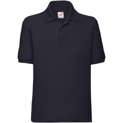 Vêtements Enfant Object shirt dress with collar detail in black Fruit Of The Loom 63417 Bleu