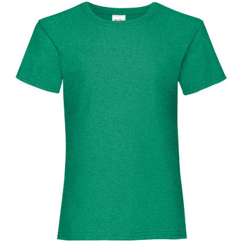 Vêtements Fille T-shirts manches courtes Fruit Of The Loom 61005 Vert tendre