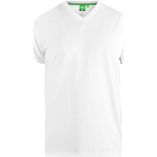 Vêtements Homme T-shirts manches longues Duke Signature D555 Blanc
