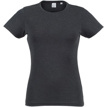 Vêtements Femme T-shirts manches courtes Skinni Fit SK161 Noir