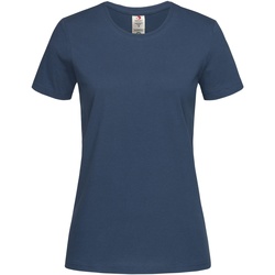 Vêtements Femme T-shirts manches longues Stedman AB458 Bleu