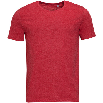 Vêtements Homme T-shirts manches courtes Sols 01182 Rouge chiné