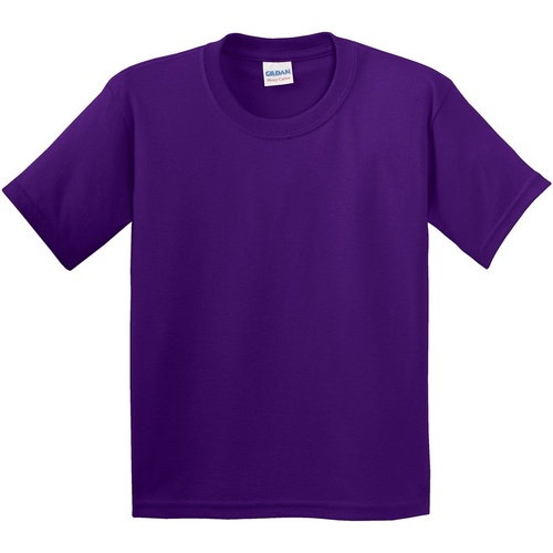 Vêtements Enfant Flute Sleeve Tie Detail Shirt Gildan 5000B Violet