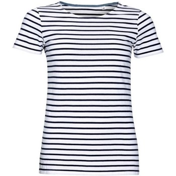 Vêtements Femme T-shirts manches courtes Sols 01399 Blanc