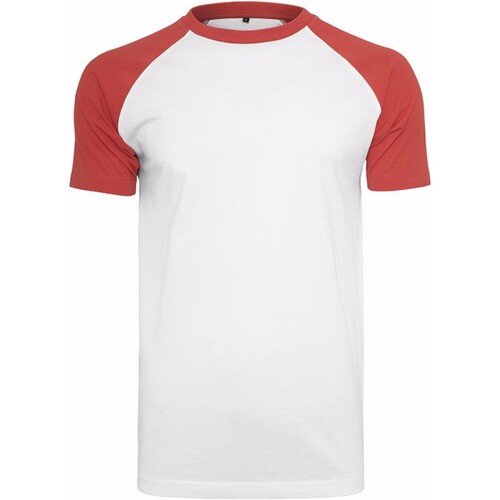 Vêtements Homme T-shirts manches courtes Build Your Brand BY007 Rouge