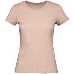 Vêtements Femme T-shirts manches courtes B And C TW043 Rose pâle