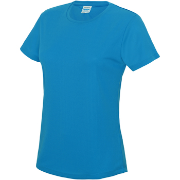 Vêtements Femme Play T-Shirt mit Logo-Stickerei Gelb Awdis Cool Bleu