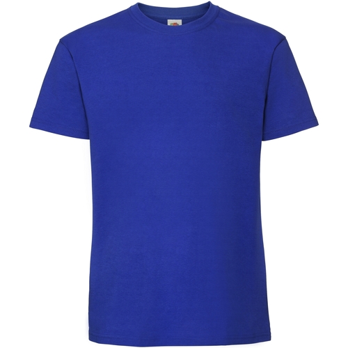Vêtements Homme T-shirts mulher manches longues Fruit Of The Loom 61422 Bleu