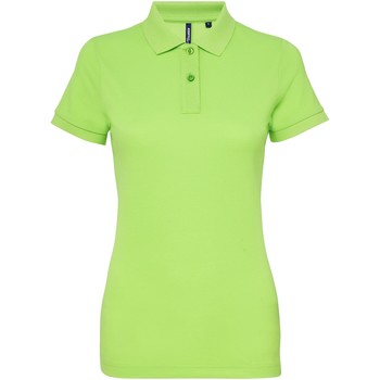 Vêtements Femme Polos manches courtes Asquith & Fox AQ025 Vert néon
