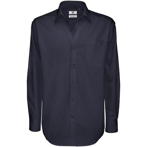 Vêtements Homme Chemises manches longues Tops / Blouses SMT81 Bleu