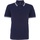Vêtements Homme Polos manches courtes Asquith & Fox AQ011 Bleu marine/blanc