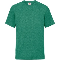Vêtements Enfant T-shirts manches courtes T-shirt dream Is Over In Cotone 61033 Vert rétro chiné