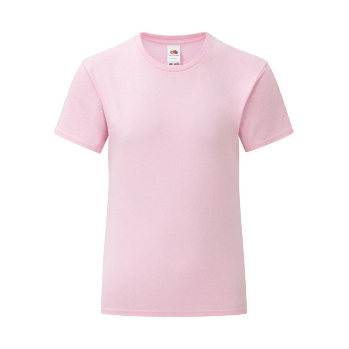 Vêtements Fille T-shirts manches longues Fruit Of The Loom Iconic Rouge