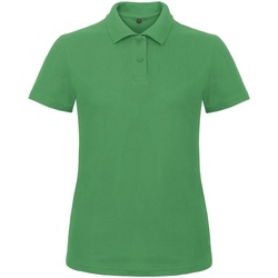 Vêtements Femme Polos manches courtes B And C ID.001 Vert tendre
