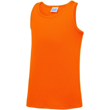 Vêtements Enfant Débardeurs / T-shirts sans manche Awdis JC07J Orange électrique