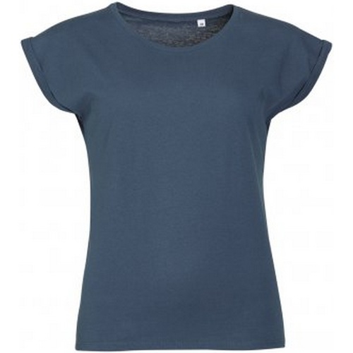Vêtements Femme T-shirts manches courtes Sols Melba Bleu