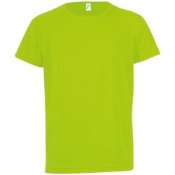 Vêtements Enfant T-shirts manches courtes Sols Sporty Vert
