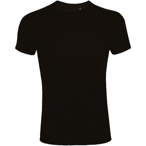 Vêtements Homme Vans T-shirt a maniche lunghe nera con logo grande Sols 10580 Noir