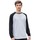 Vêtements Homme T-shirts manches longues Skinni Fit SF271 Gris chiné/noir