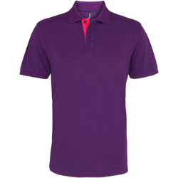 Vêtements Homme T-shirts & Polos Asquith & Fox AQ012 Violet