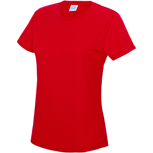 Vêtements Femme Play T-Shirt mit Logo-Stickerei Gelb Awdis Cool Rouge
