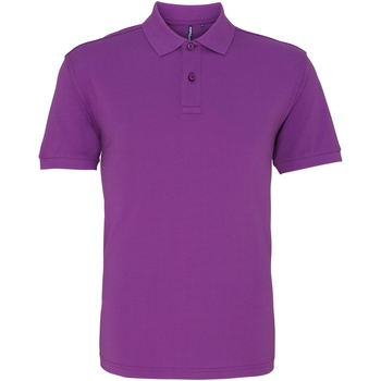 Vêtements Homme Polos manches courtes The New Society AQ010 Violet