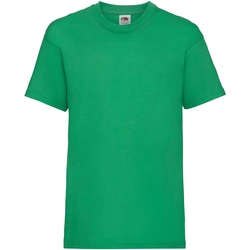 Vêtements Enfant T-shirts manches courtes Fruit Of The Loom 61033 Vert tendre