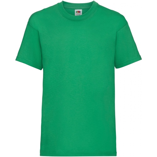 Vêtements Enfant T-shirts manches courtes Fruit Of The Loom 61033 Vert