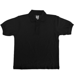 Vêt-shirt Enfant Polos manches courtes B And C PK486 Noir