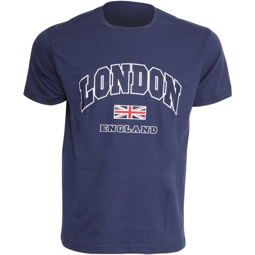 Vêtements Homme T-shirts manches courtes England SHIRT133 Bleu