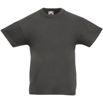 Vêtements Enfant T-shirts manches courtes Versace Jeans Couture logo-print metallic T-shirtm 61019 Gris