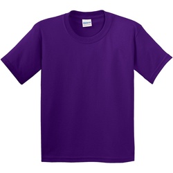 Vêtements Enfant T-shirts manches courtes Gildan 5000B Violet foncé