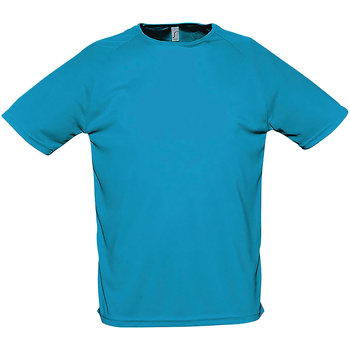 Vêtements Homme T-shirt with puff sleeves Sols 11939 Bleu